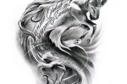 魔羯纹身图案大全_魔羯纹身有什么寓意