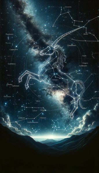 魔羯座星空壁纸手机_怎么选才好看