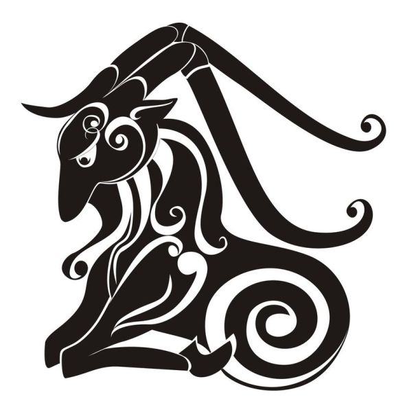 魔羯图案纹身含义_魔羯座图腾设计灵感