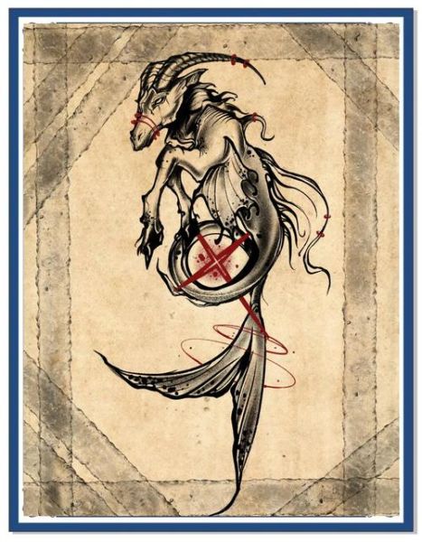 魔羯小纹身图案_魔羯小纹身含义