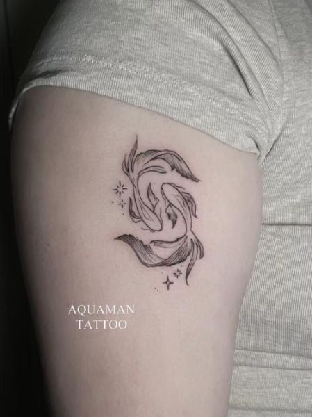 阴阳双鱼纹身含义_适合纹在哪里