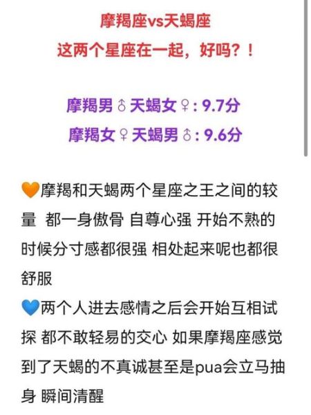 摩羯座男和天蝎座女合适吗_如何相处
