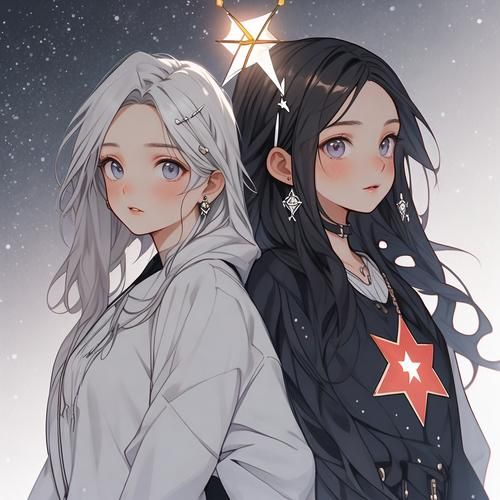 适合双子女的头像_如何挑选不撞款