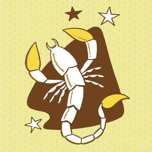 天蝎座简笔画怎么画_天蝎座简笔画图片大全