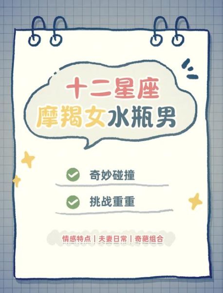 魔羯男和水瓶女合适吗_如何相处