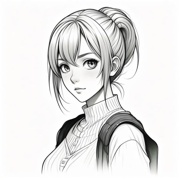 魔羯座古风动漫画法_如何画出高冷气质