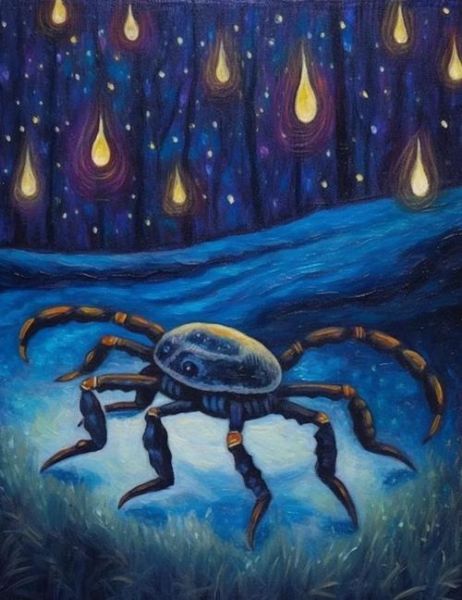 油画天蝎座怎么画_天蝎座油画配色技巧