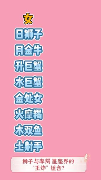 狮子座和魔羯座配吗_能走到最后吗